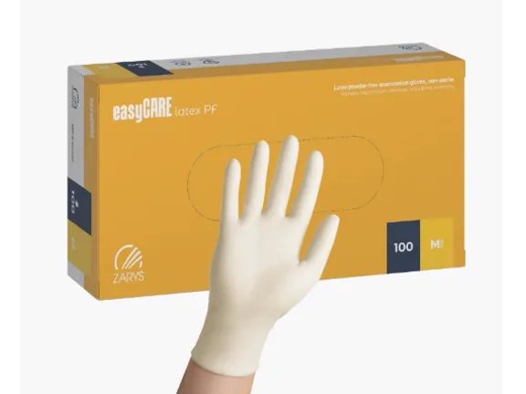Latexhandschuhe EasyCare in Weiß, unsteril und puderfrei